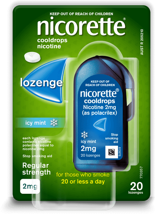 Nicorette Lozenge Icy Mint - Nicorette Lozenges (616x748), Png Download