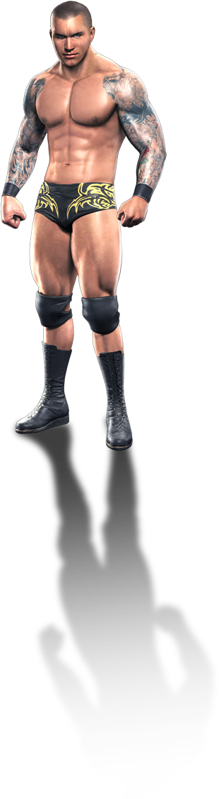 Randy Orton - Smackdown Vs Raw 2010 Randy (313x1138), Png Download