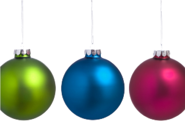 Christmas Ball Png Transparent Images - Christmas Ornament Ball (640x480), Png Download