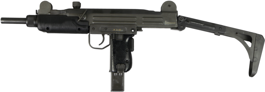 Uzi - Armamento Uzi (1024x341), Png Download