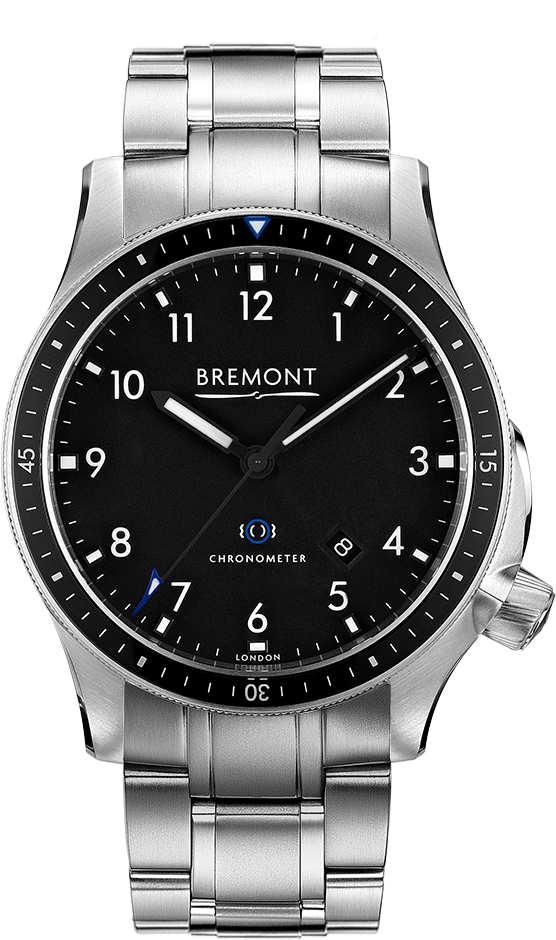 Bremont Boeing Model 1 Black Stainless Steel Watch - Bremont Watch (596x1000), Png Download