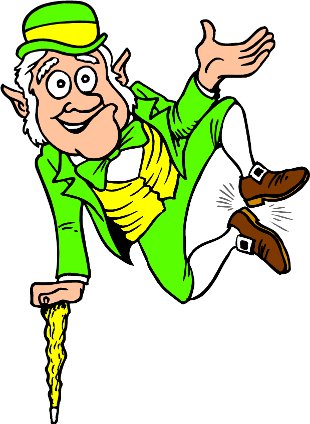 St Patrick's Day Letter From Leprechaun - Leprechaun Reading A Book (619x847), Png Download