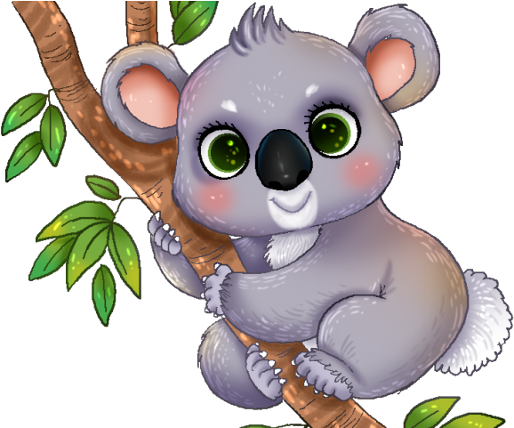 Koala Clipart Animated - Clipart Transparent Background Koala (640x480), Png Download