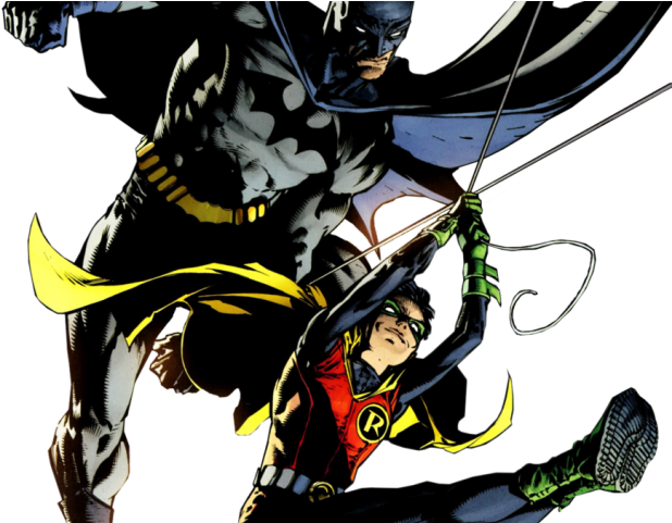 Superhero Robin Png Transparent Images - Batman Vs Robin Png (640x480), Png Download