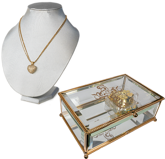 Gold Pave Music - Locket (600x603), Png Download