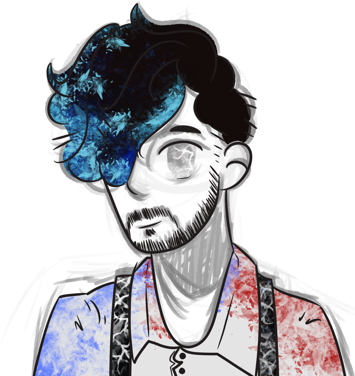 Congratulation To 1k Subs Misha So I Give You A Dark - Illustration (1280x1323), Png Download