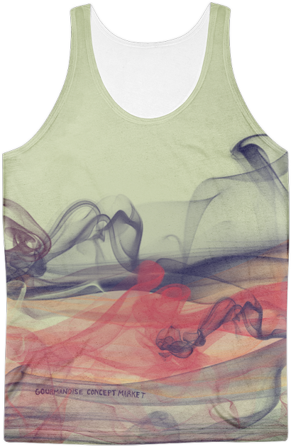 Green Smoke Tank Top - Active Tank (720x720), Png Download