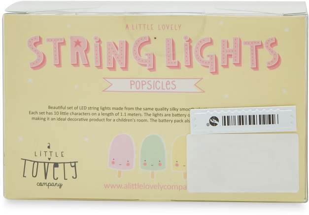 Popsicle String Lights - Little Lovely Company (700x700), Png Download