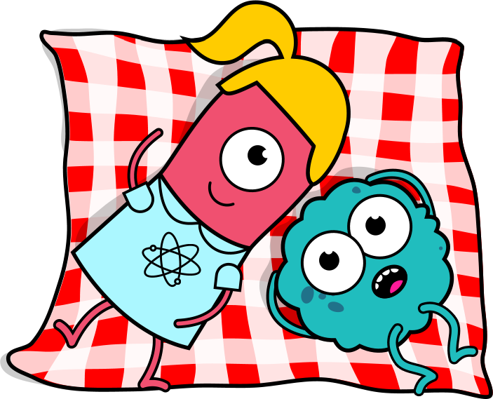 Meg And Pico (703x569), Png Download