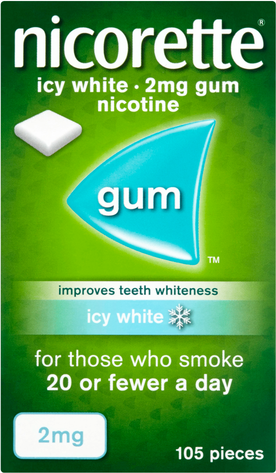 Nicorette Icy White 4mg (1000x1000), Png Download