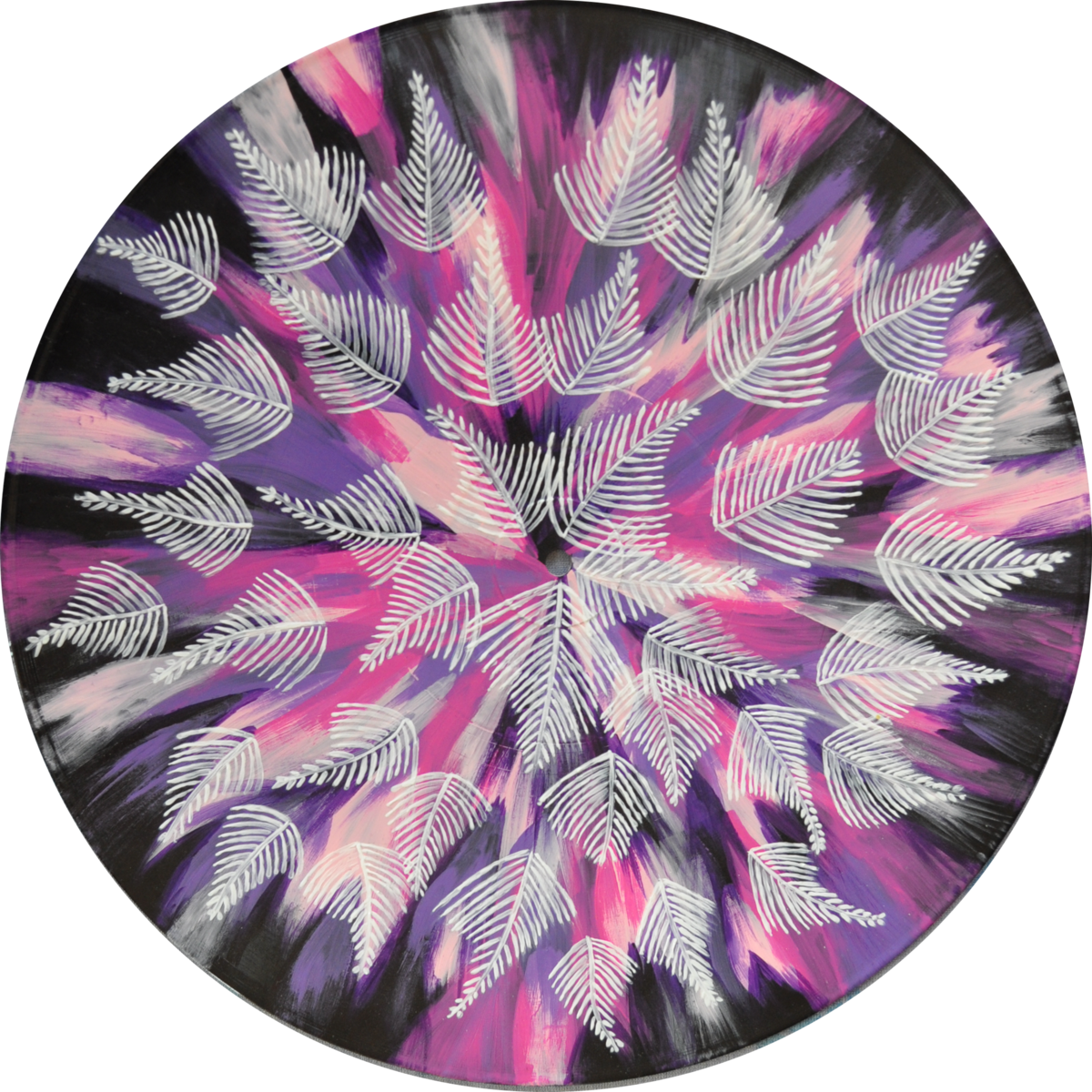 Dreamcatcher Painting (30x30x0 - Circle (1200x1200), Png Download