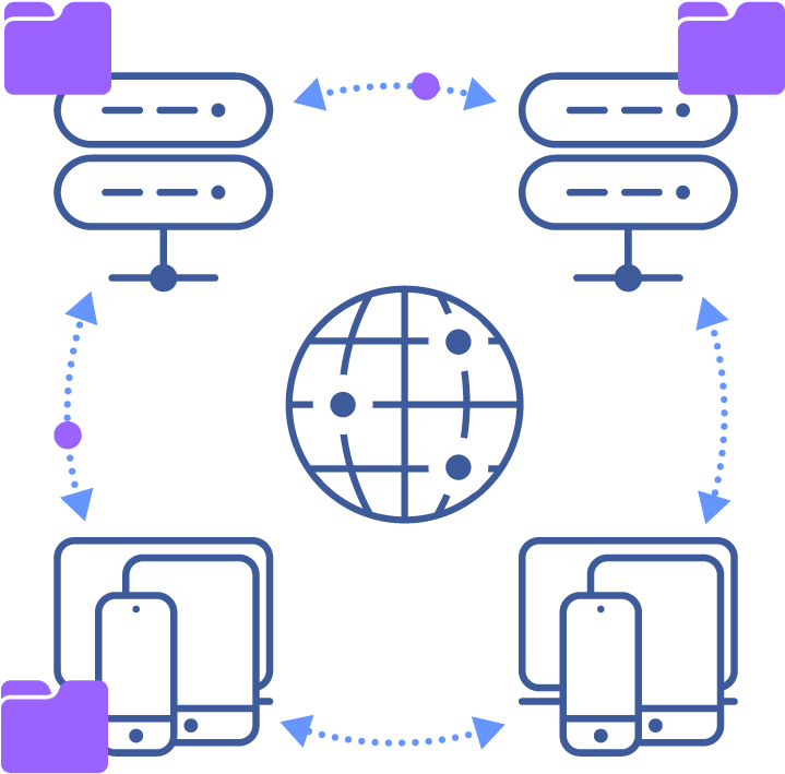 Cloudplan P2p Sync Letterbox (800x800), Png Download