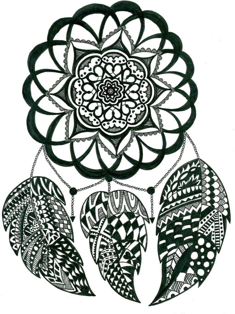 Dreamcatcher Women's Printed Kurti - Illustration (803x1040), Png Download