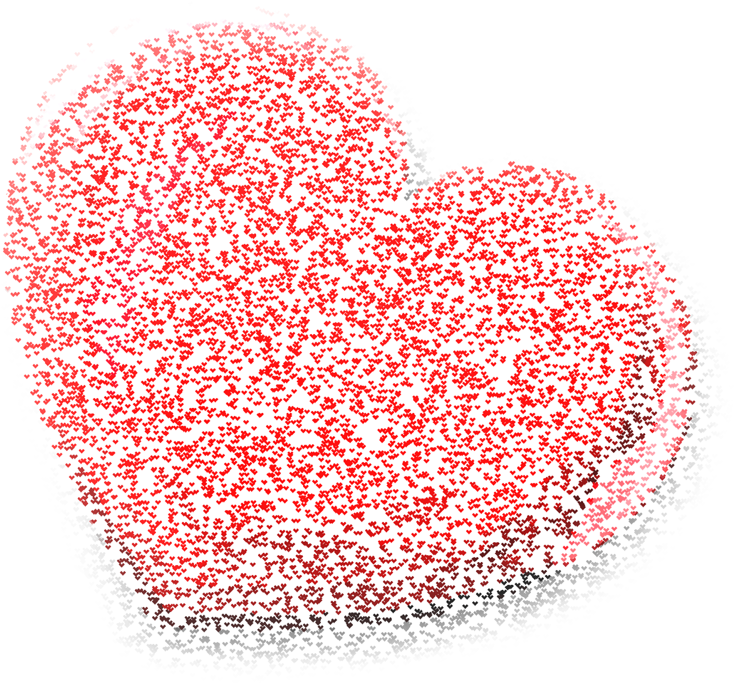 Heart On A Roller Coaster - Broken Images Of Love (1600x1537), Png Download