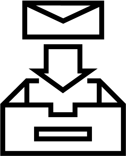 Mailbox - Posteingang Symbol (600x600), Png Download