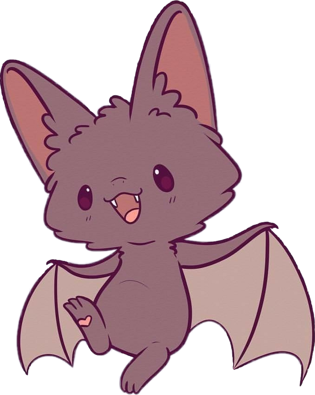 Bat Sticker (1024x1282), Png Download