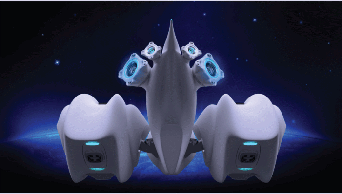 Maya, Alien Spaceship - Robot (700x495), Png Download