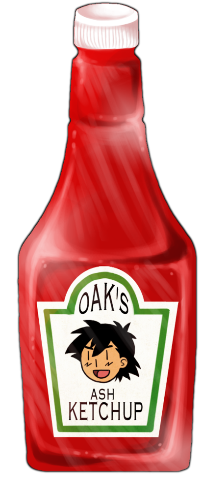 Ash Ketchup (735x1087), Png Download