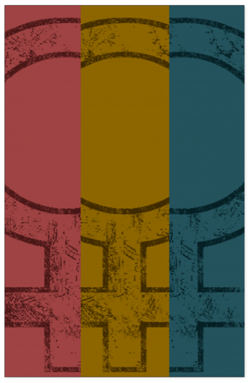 Female Symbol Triptych Poster, 11 X - Motif (600x600), Png Download