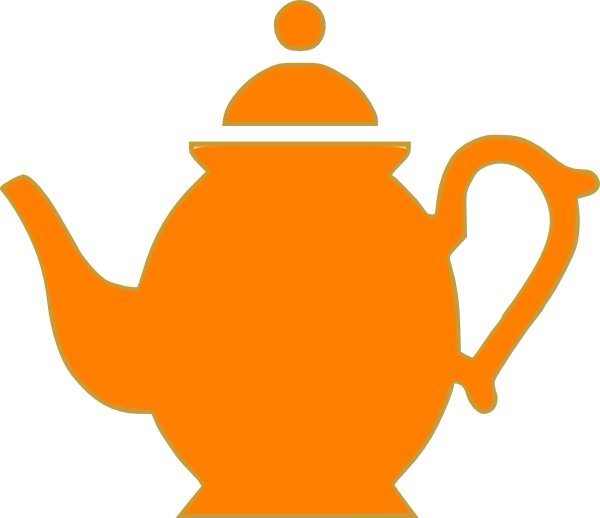 Small - Teapot Outline Clipart Png (600x518), Png Download