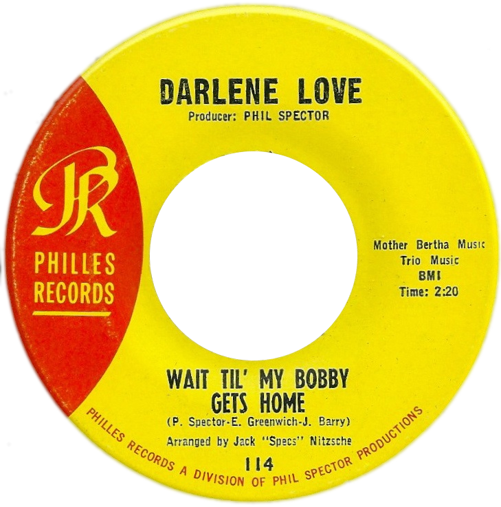 Wait Til My Bobby Gets Home By Darlene Love Us Vinyl - Darlene Love Wait Til My Bobby Gets Home (729x737), Png Download