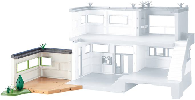 Playmobil City Life 6389 Extension For Modern Luxury - Playmobil Modern Luxury Mansion Extension (940x658), Png Download