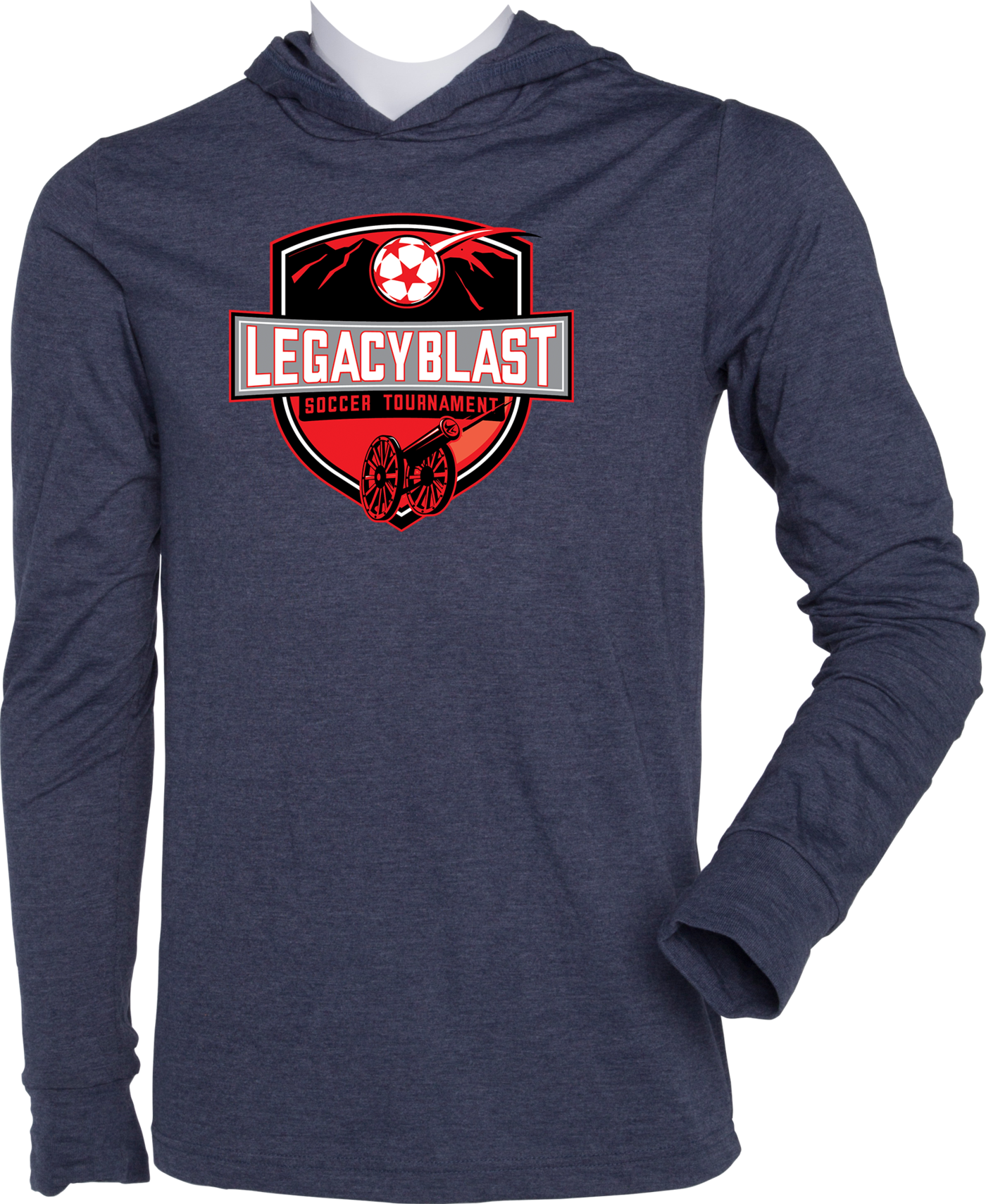 2019 Legacy Blast Soccer Tournament - Long-sleeved T-shirt (1400x1710), Png Download