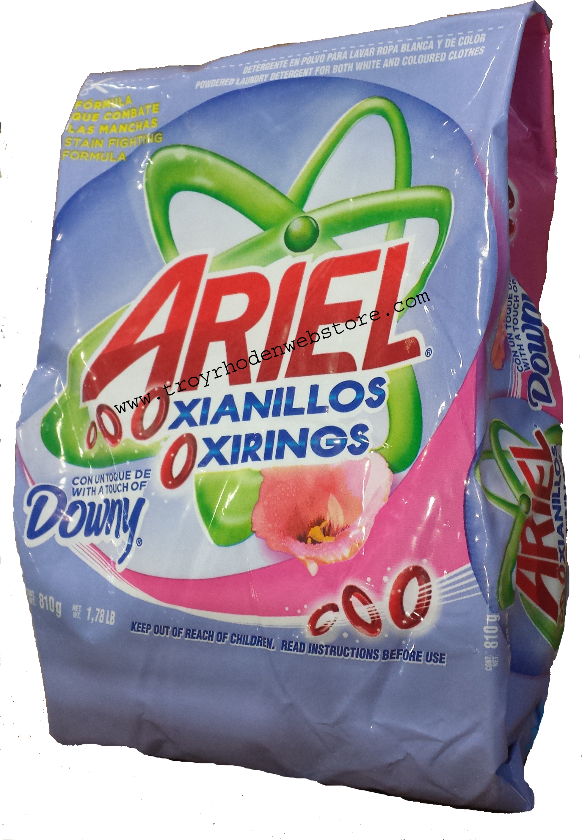 Ariel Laundry Detergent Bleach Powder Wash Soap 810g - Ariel Oxianillos (1956x2880), Png Download