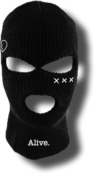 Image Of Nvtvs Face Tat Ski Mask - Face Mask (800x800), Png Download