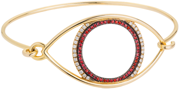 Avra Rubies Bracelet - Bangle (800x800), Png Download