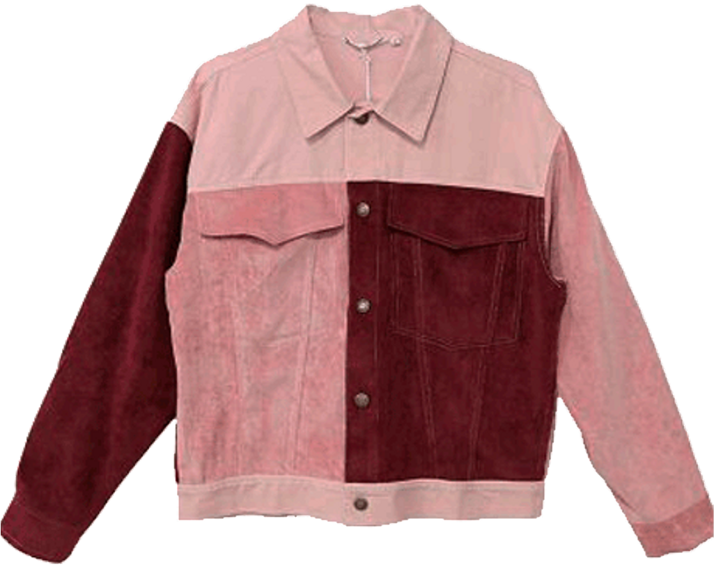 Jacket Clothes Png Transparent Sweater Clothespng Hoodi - Pink And Red Denim Jacket (1024x1024), Png Download