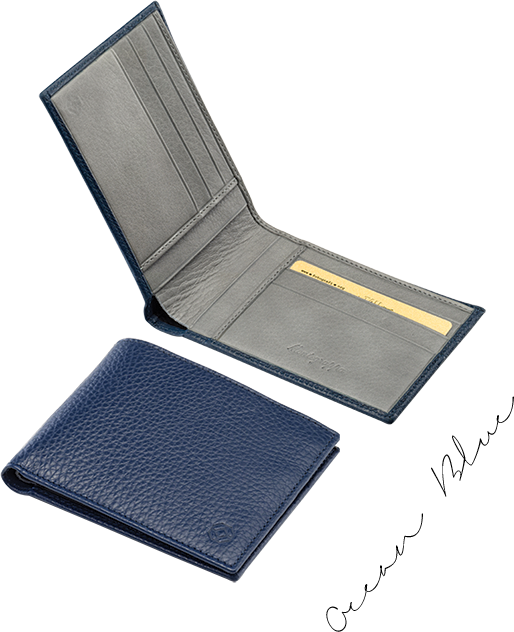 Wallet 3 3 Cc, Small Size, Blue & Gray - Chair (514x632), Png Download