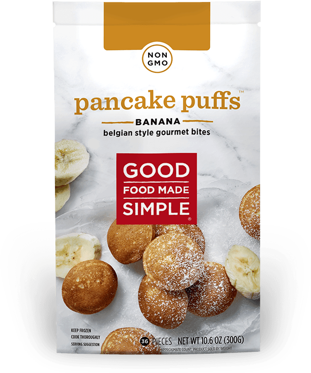 Pancakes & Waffles - Pancake Puffs (800x800), Png Download
