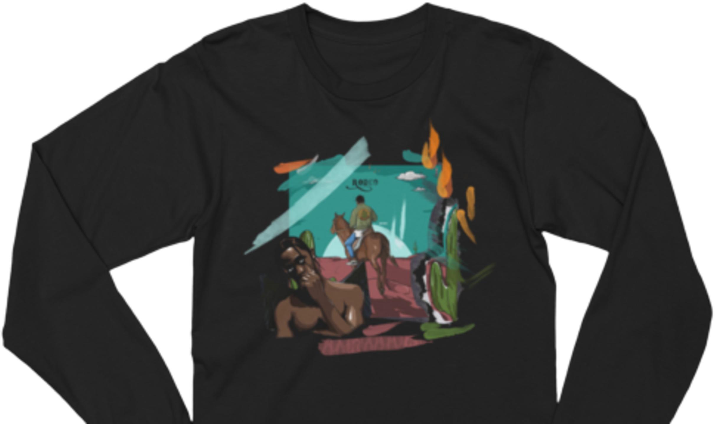 The Travis Scott Tee - Active Shirt (2500x1690), Png Download