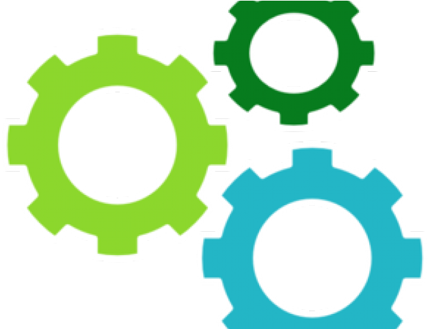 Gears Clipart Mickey Mouse Clubhouse - Black Cog Vector (640x480), Png Download