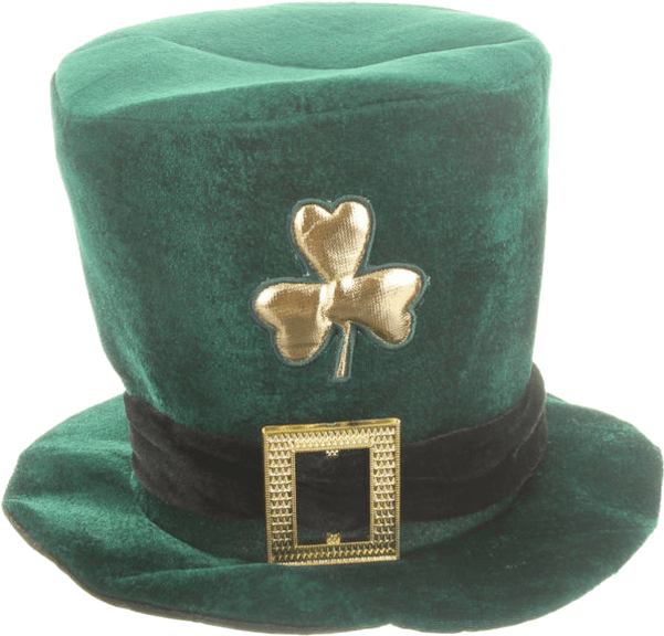 Green Velvet Leprechaun Hat - Hatt (600x951), Png Download
