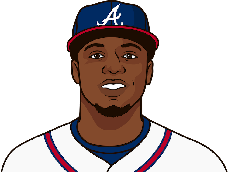 The Braves And Phenom Ronald Acuna Jr - Atlanta Braves Logo Black (750x567), Png Download
