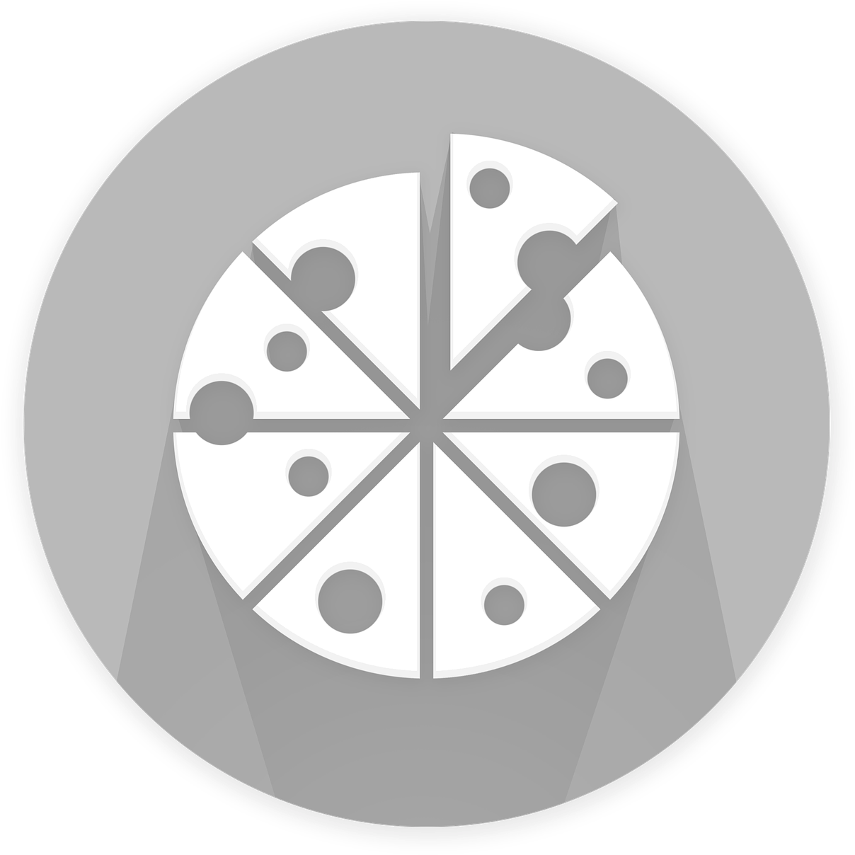 Pizza, Icon - Moonlight Game Streaming (1280x1280), Png Download