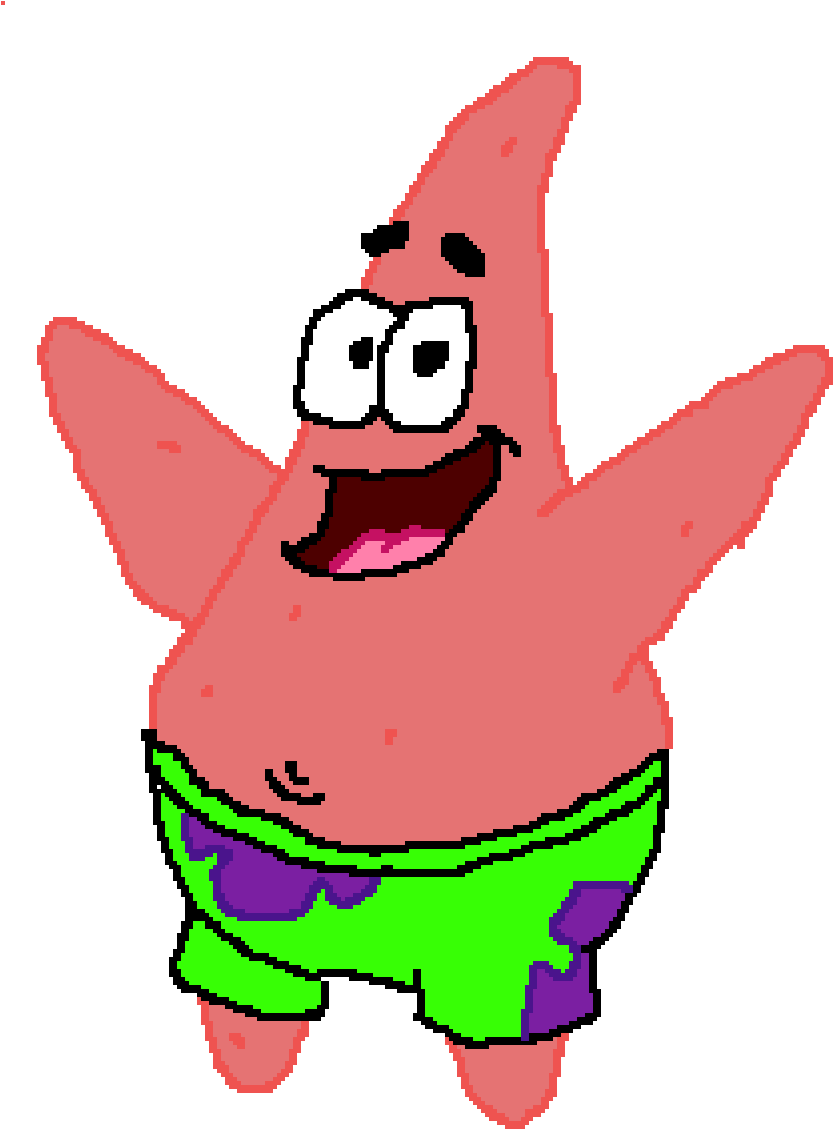 Patrick Star - Patrick Star With Clear Background (880x1172), Png Download