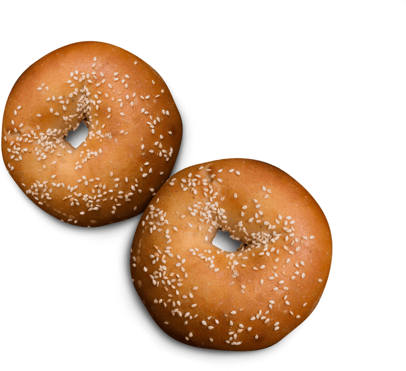 Bagel - Doughnut (1000x1000), Png Download