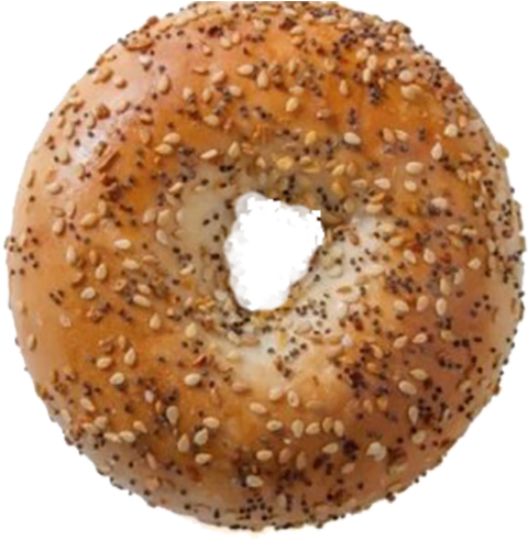 Everything Bagel - Doughnut (600x600), Png Download