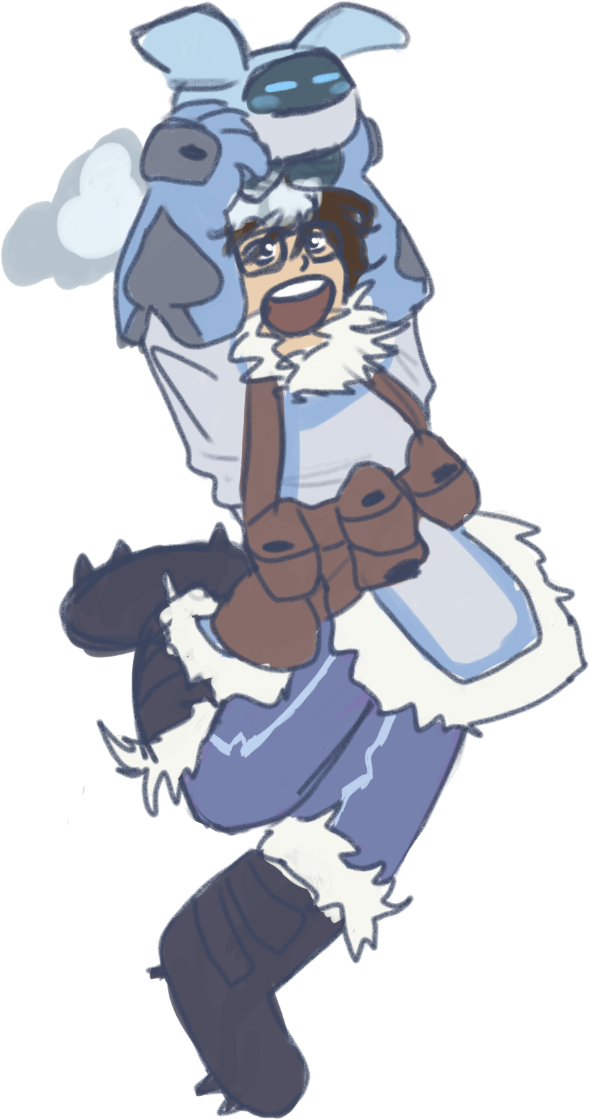 Image Png Undertale Au - Cartoon (1280x1751), Png Download