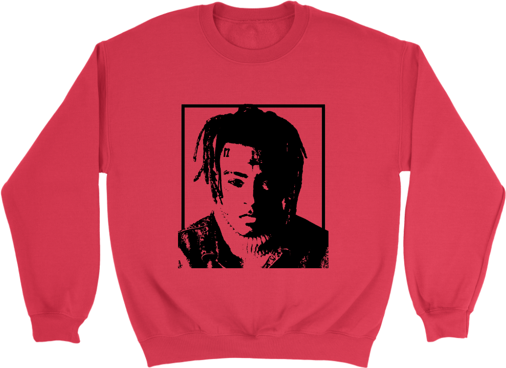 New Hip Hop Loudstudio Graphic Crewneck Featuring Xxxtentacion - Two Face T Shirt (1024x1024), Png Download