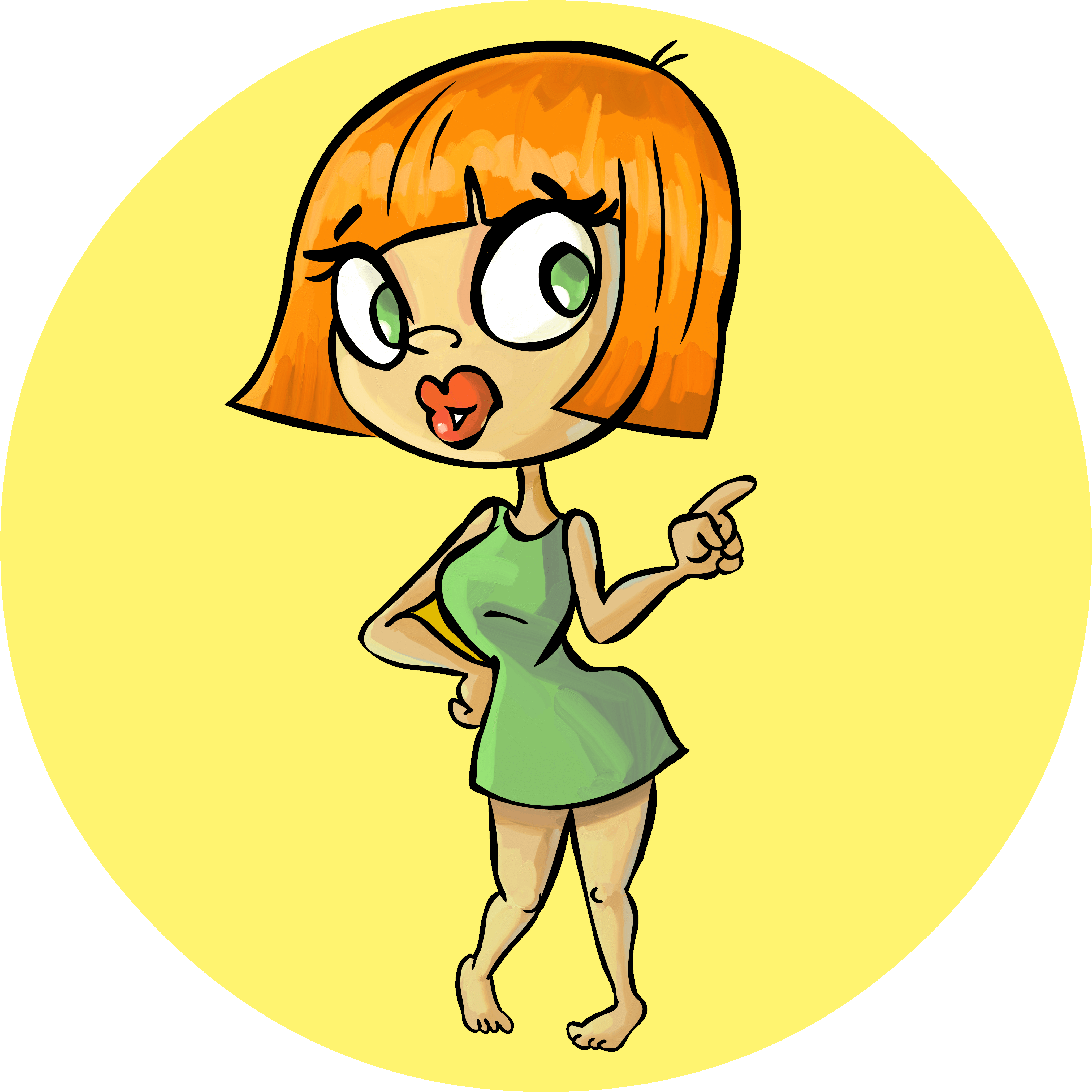 Music Video Animation - Cartoon (4278x4286), Png Download