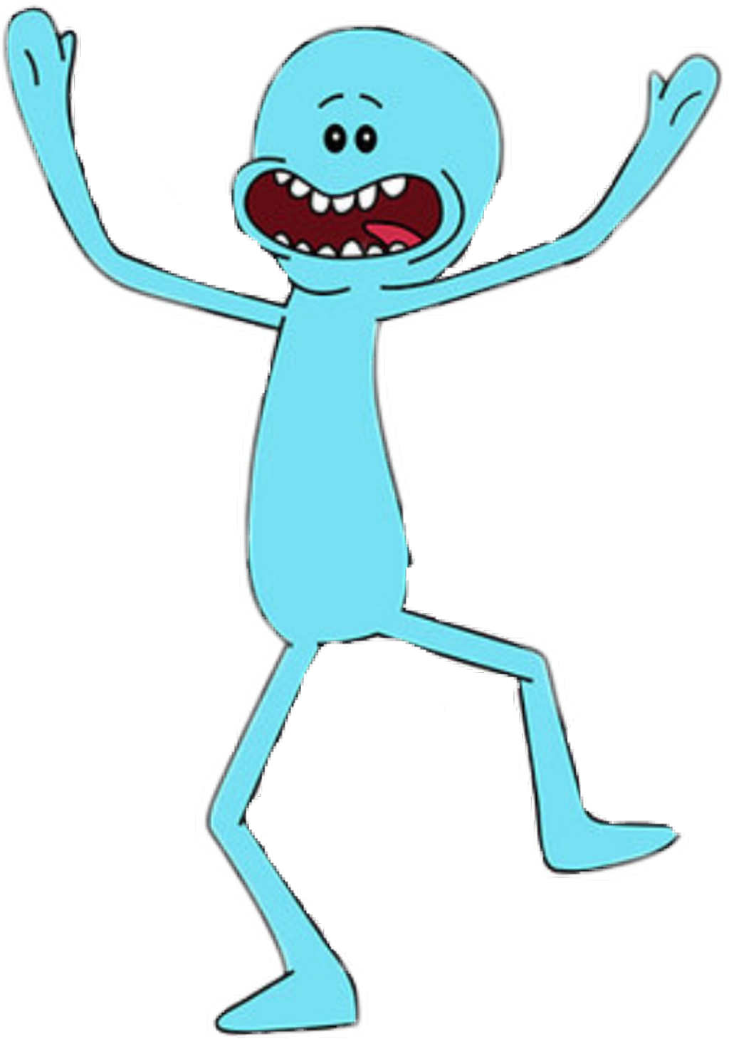 Mrmeeseeks Sticker - Hola Soy El Señor Meeseeks Mirame (1024x1459), Png Download