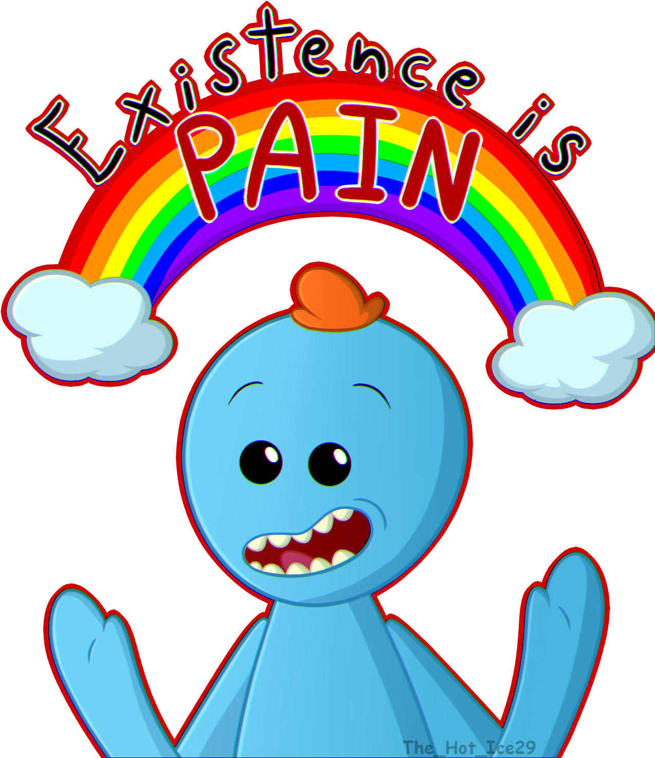 Meeseeks Look At Me (1280x1500), Png Download