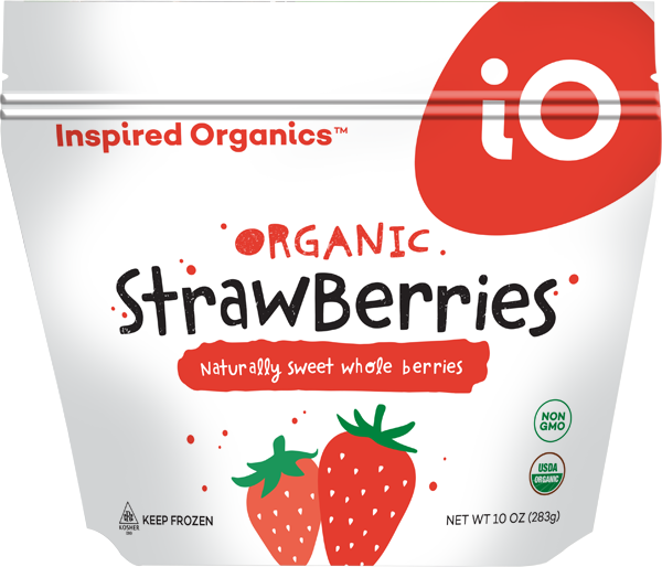 Organic Strawberries - Strawberry (600x514), Png Download