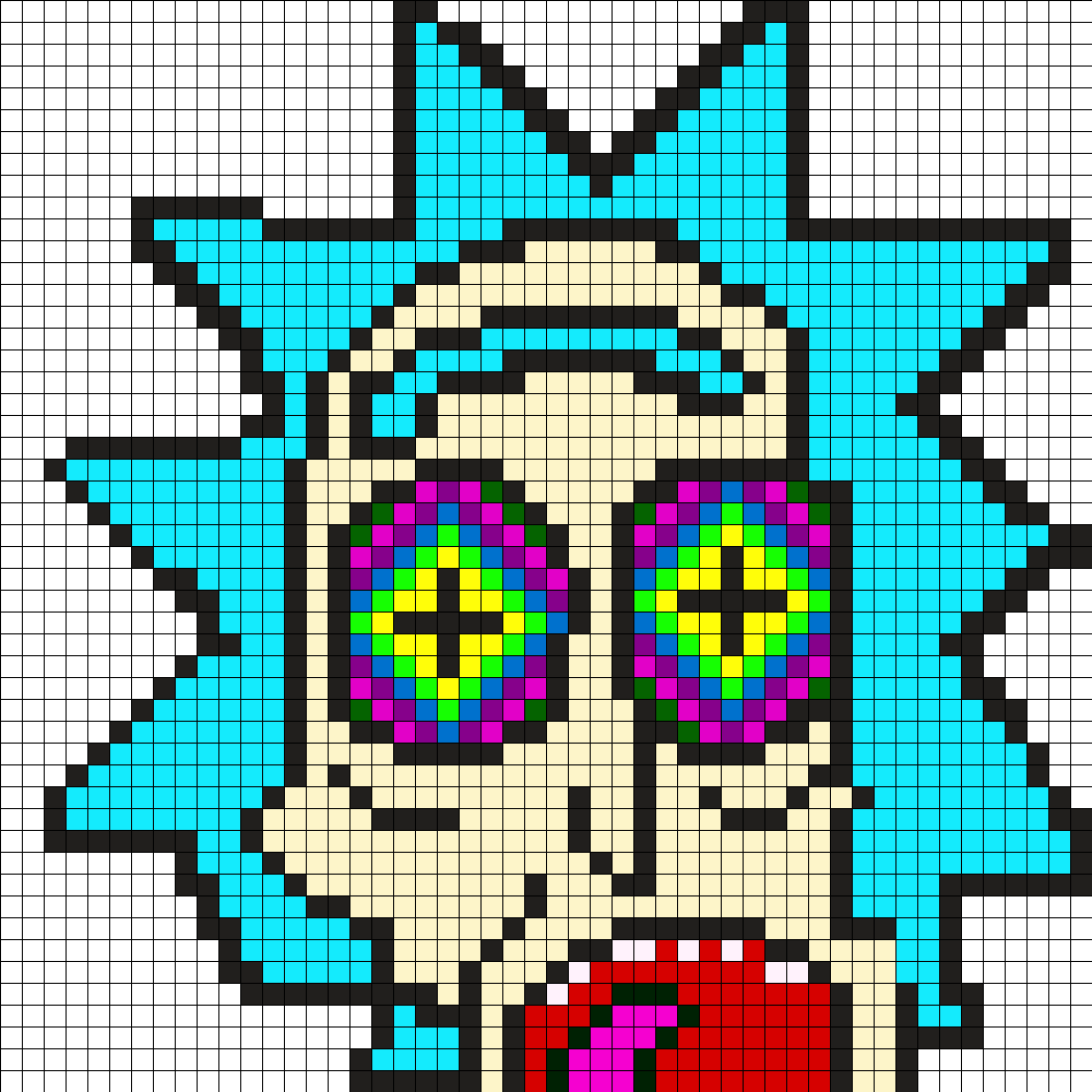 Mister Meeseeks Kandi Mask Png Mister Meeseeks Kandi - Creative Arts (1050x1050), Png Download