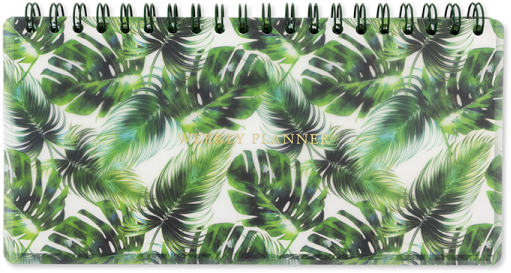 Tropical Leaf Weekly Planner - Placemat (600x600), Png Download