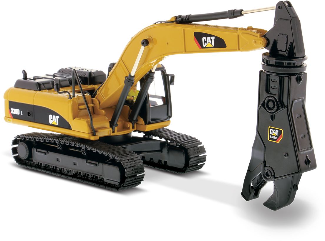 330d L Hydraulic Excavator With Shear - Excavator Shear (1200x913), Png Download